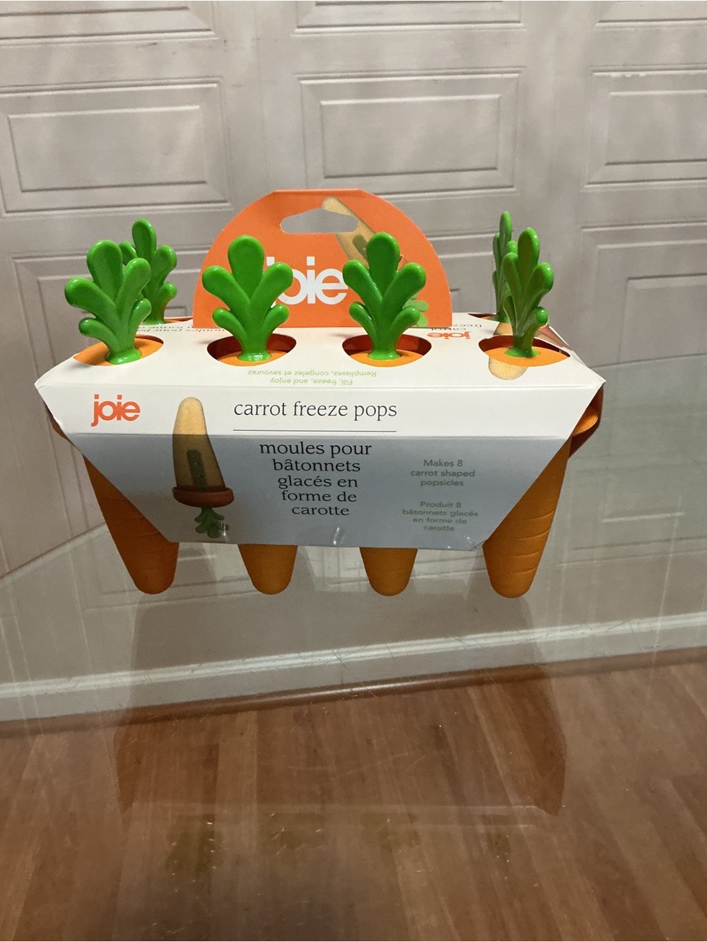 JOIE  Carrots SHAPED FREEZE POPS (MAKES 8 )